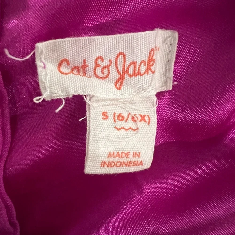 CAT & JACK girl’s fuchsia fashion chic dress /size 6